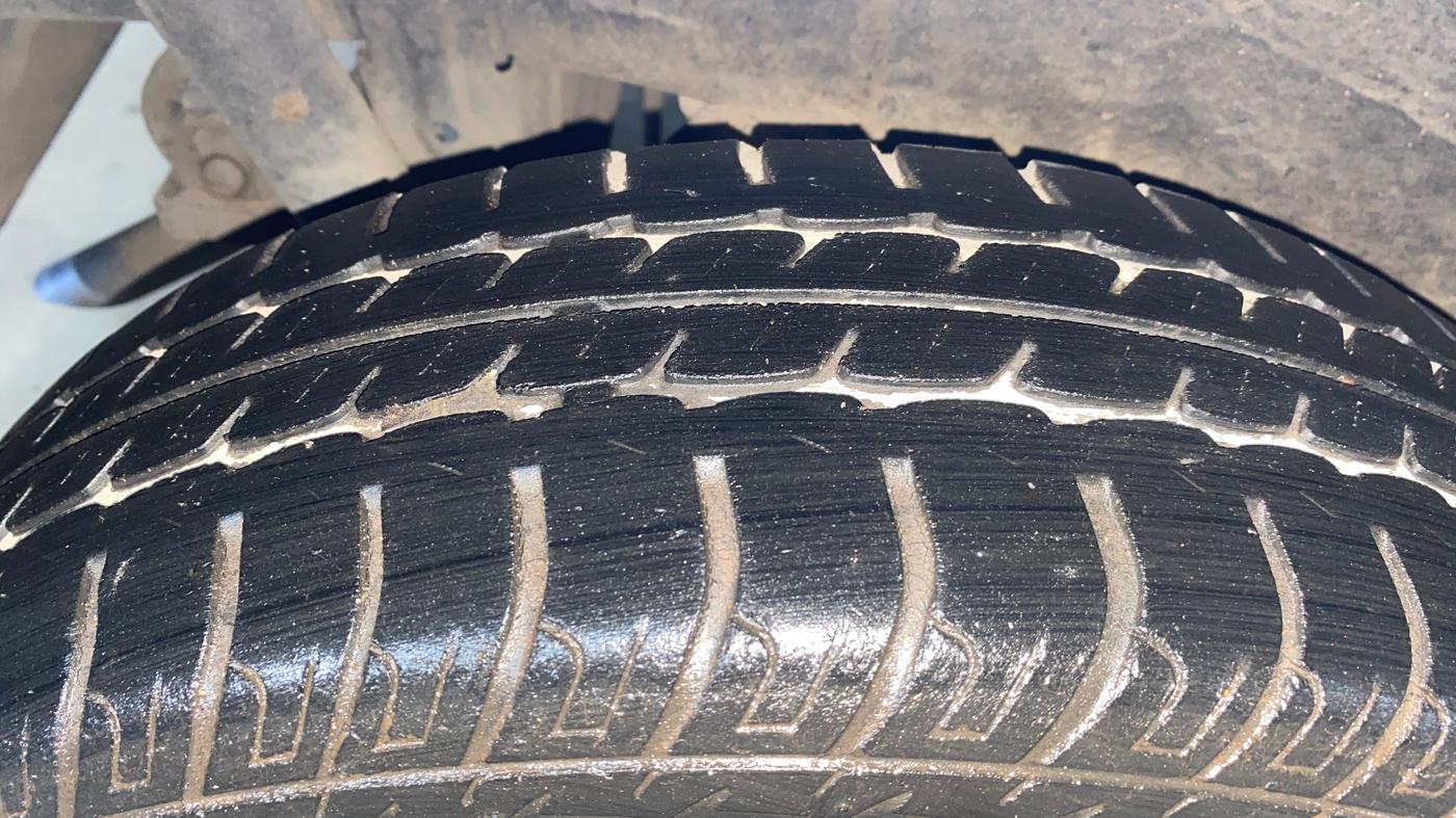 2012 Maruti Wagon R 1.0 VXI, Petrol, Manual, 30,027 km, Right Rear Tyre Tread