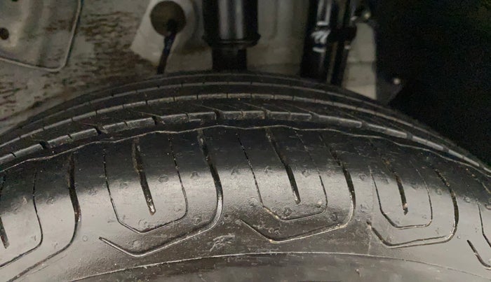 2024 Tata NEXON CREATIVE PLUS 1.2 REVOTRON 7 DCA DT, Petrol, Automatic, 10,480 km, Left Rear Tyre Tread