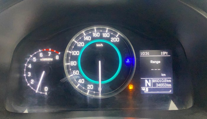 2019 Maruti IGNIS ZETA 1.2 AMT, Petrol, Automatic, 34,686 km, Odometer Image