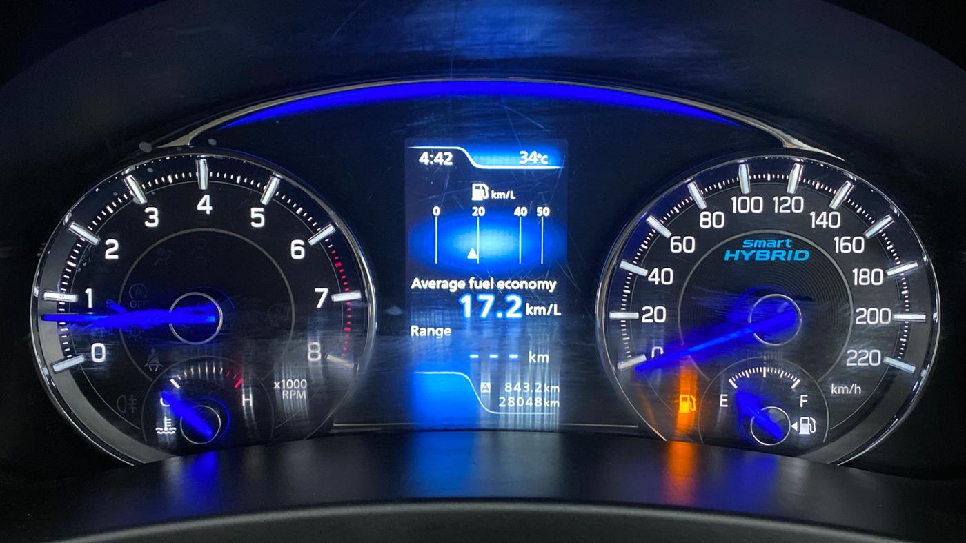 2018 Maruti Ciaz ALPHA 1.5 SHVS PETROL, Petrol, Manual, 27,837 km, Odometer Image