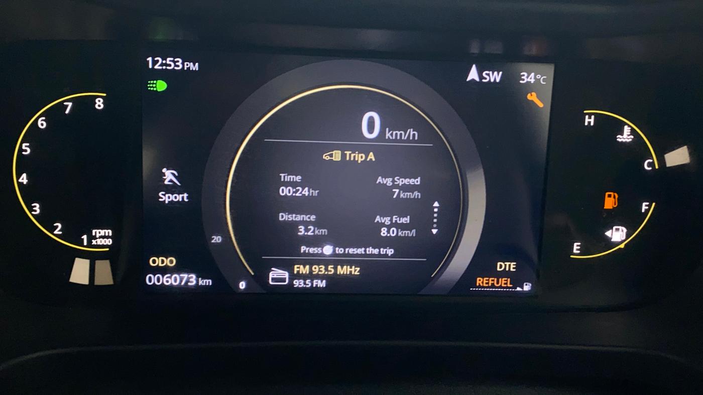 2024 Tata ALTROZ Racer R3, Petrol, Manual, 6,070 km, Odometer Image