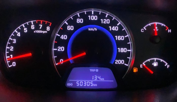 2015 Hyundai Grand i10 MAGNA 1.2 KAPPA VTVT, Petrol, Manual, 50,296 km, Odometer Image