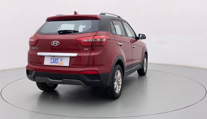 2016 Hyundai Creta SX PLUS 1.6 PETROL, Petrol, Manual, 50,779 km, Right Back Diagonal