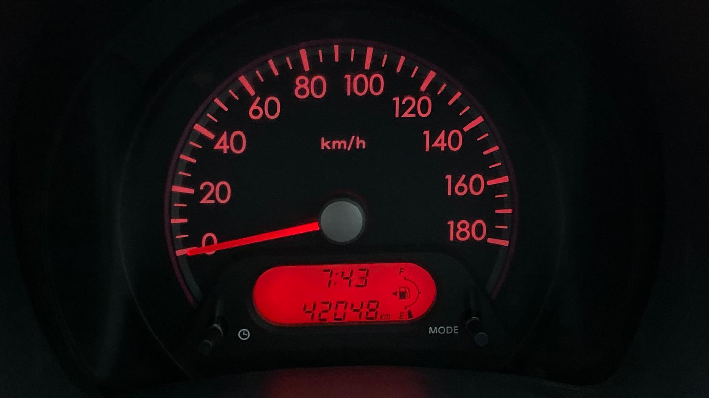 2010 Maruti A Star VXI, Petrol, Manual, 42,085 km, Odometer Image