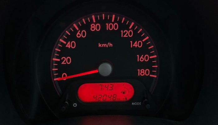 2010 Maruti A Star VXI, Petrol, Manual, 42,085 km, Odometer Image