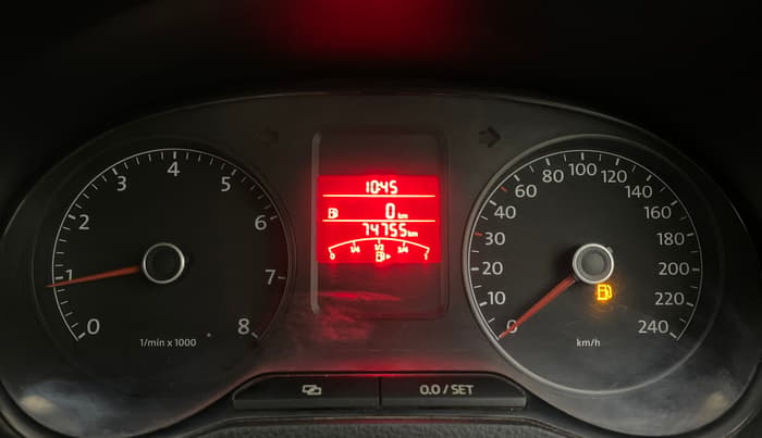 2014 Volkswagen Polo HIGHLINE1.2L, Petrol, Manual, 74,715 km, Odometer Image