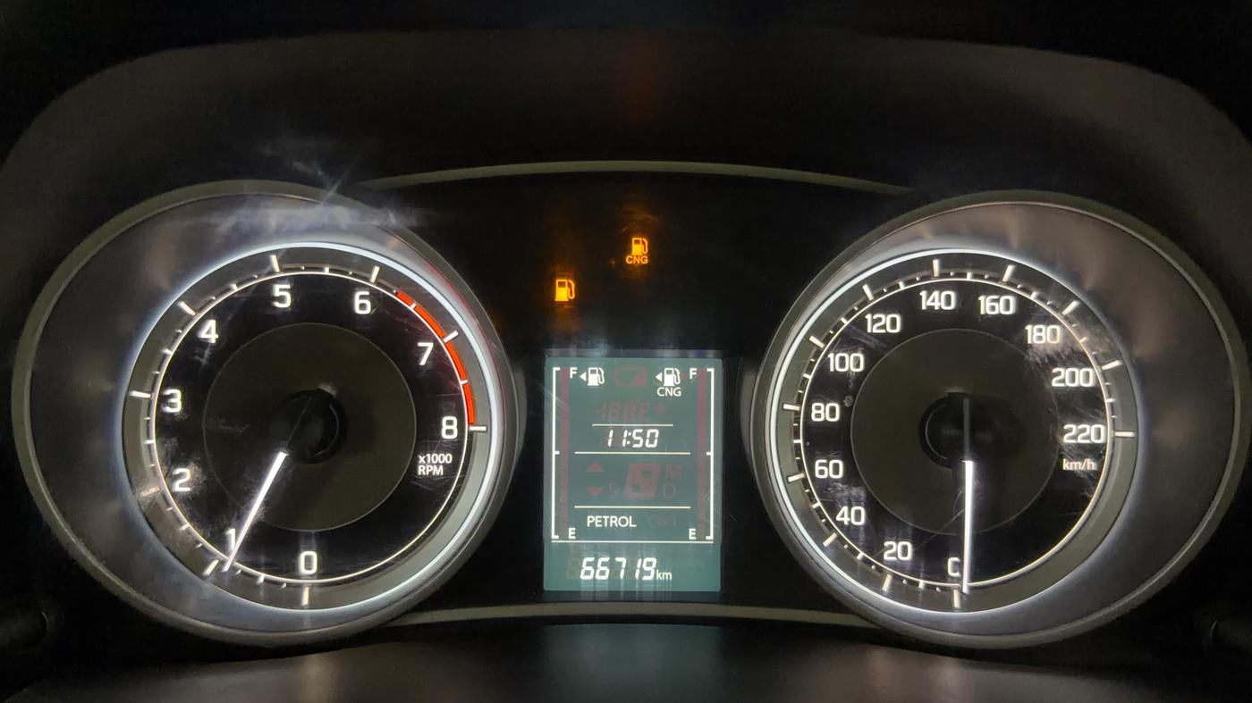 2022 Maruti Dzire VXI CNG, CNG, Manual, 66,663 km, Odometer Image