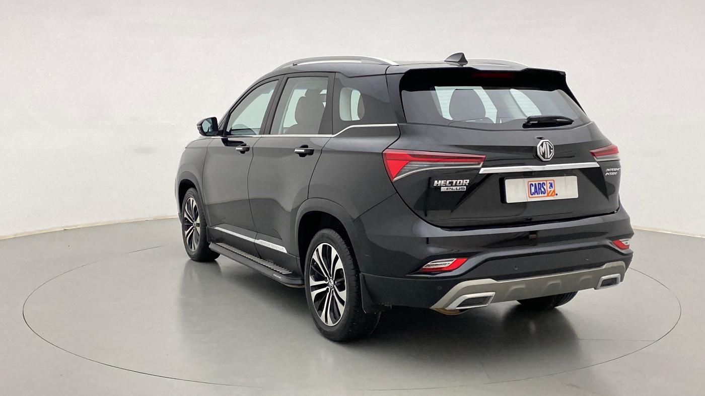 2021 MG HECTOR PLUS SHARP CVT, Petrol, Automatic, 13,555 km, Left Back Diagonal