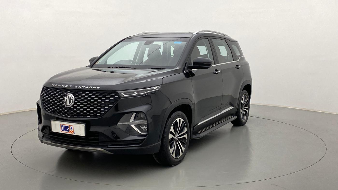 2021 MG HECTOR PLUS SHARP CVT, Petrol, Automatic, 13,555 km, Left Front Diagonal