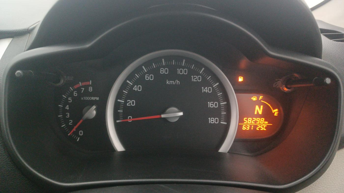 2015 Maruti Celerio ZXI AMT, Petrol, Automatic, 58,297 km, Odometer Image