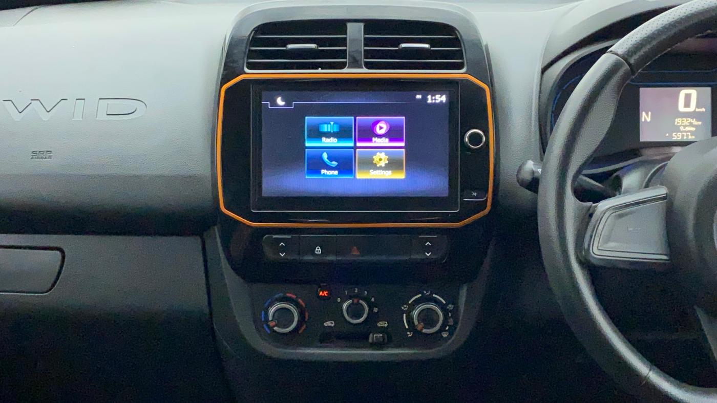 2020 Renault Kwid CLIMBER 1.0 AMT (O), Petrol, Automatic, 19,324 km, Air Conditioner