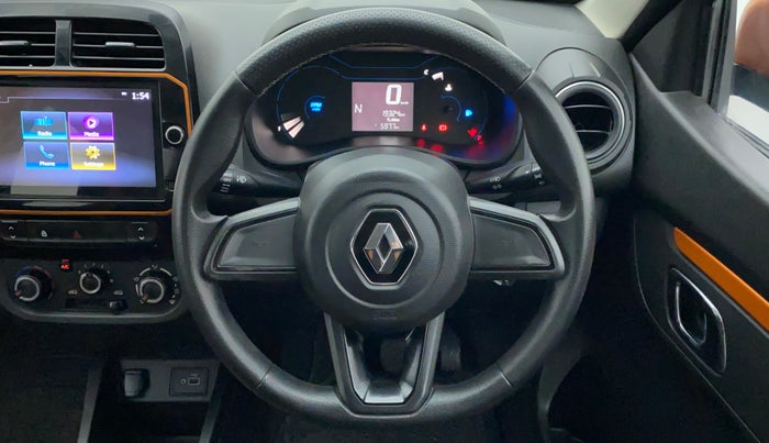 2020 Renault Kwid CLIMBER 1.0 AMT (O), Petrol, Automatic, 19,324 km, Steering Wheel Close Up