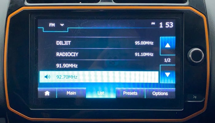 2020 Renault Kwid CLIMBER 1.0 AMT (O), Petrol, Automatic, 19,324 km, Infotainment System
