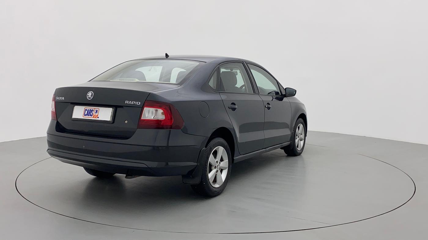 2017 Skoda Rapid 1.5 TDI MT AMBITION, Diesel, Manual, 83,986 km, Right Back Diagonal