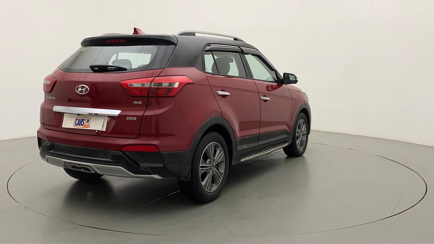 2017 Hyundai Creta SX PLUS AT 1.6 PETROL, Petrol, Automatic, 32,086 km, Right Back Diagonal