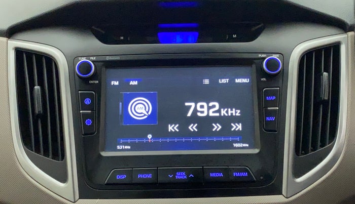 2017 Hyundai Creta SX PLUS AT 1.6 PETROL, Petrol, Automatic, 32,086 km, Infotainment System