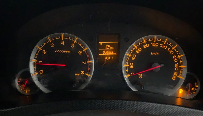 2013 Maruti Swift Dzire VXI, Petrol, Manual, 93,066 km, Odometer Image