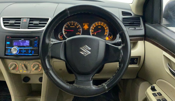 2013 Maruti Swift Dzire VXI, Petrol, Manual, 93,066 km, Steering Wheel Close Up