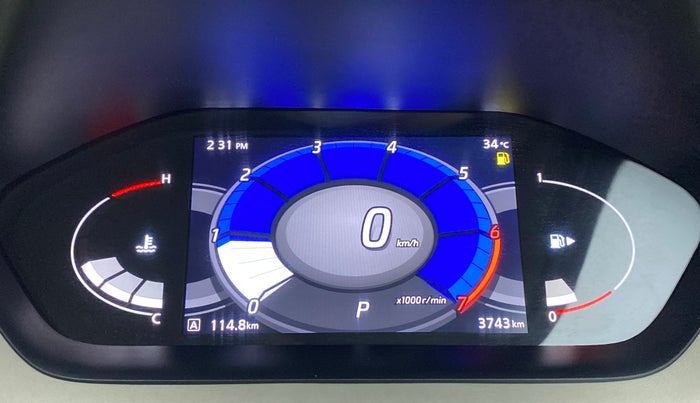 2022 Nissan MAGNITE XV TURBO CVT, Petrol, Automatic, 3,743 km, Odometer Image