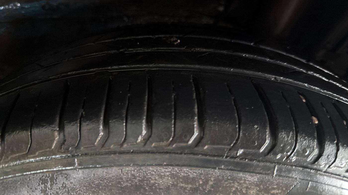 2017 Tata NEXON XZ PLUS PETROL, Petrol, Manual, 66,378 km, Left Rear Tyre Tread