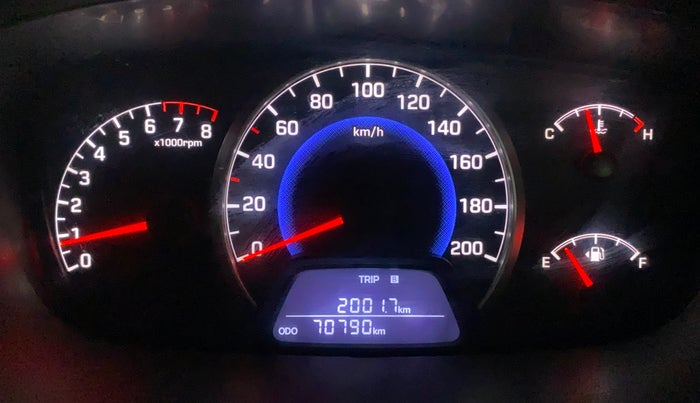 2016 Hyundai Grand i10 SPORTZ 1.2 KAPPA VTVT, Petrol, Manual, 70,780 km, Odometer Image