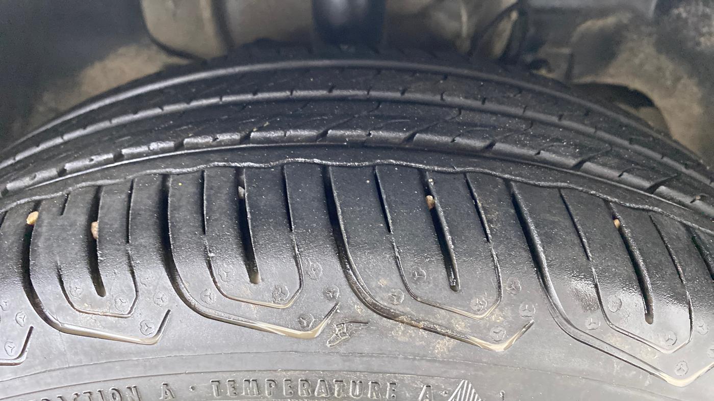 2022 Tata TIGOR XZ CNG, CNG, Manual, 19,474 km, Right Front Tyre Tread