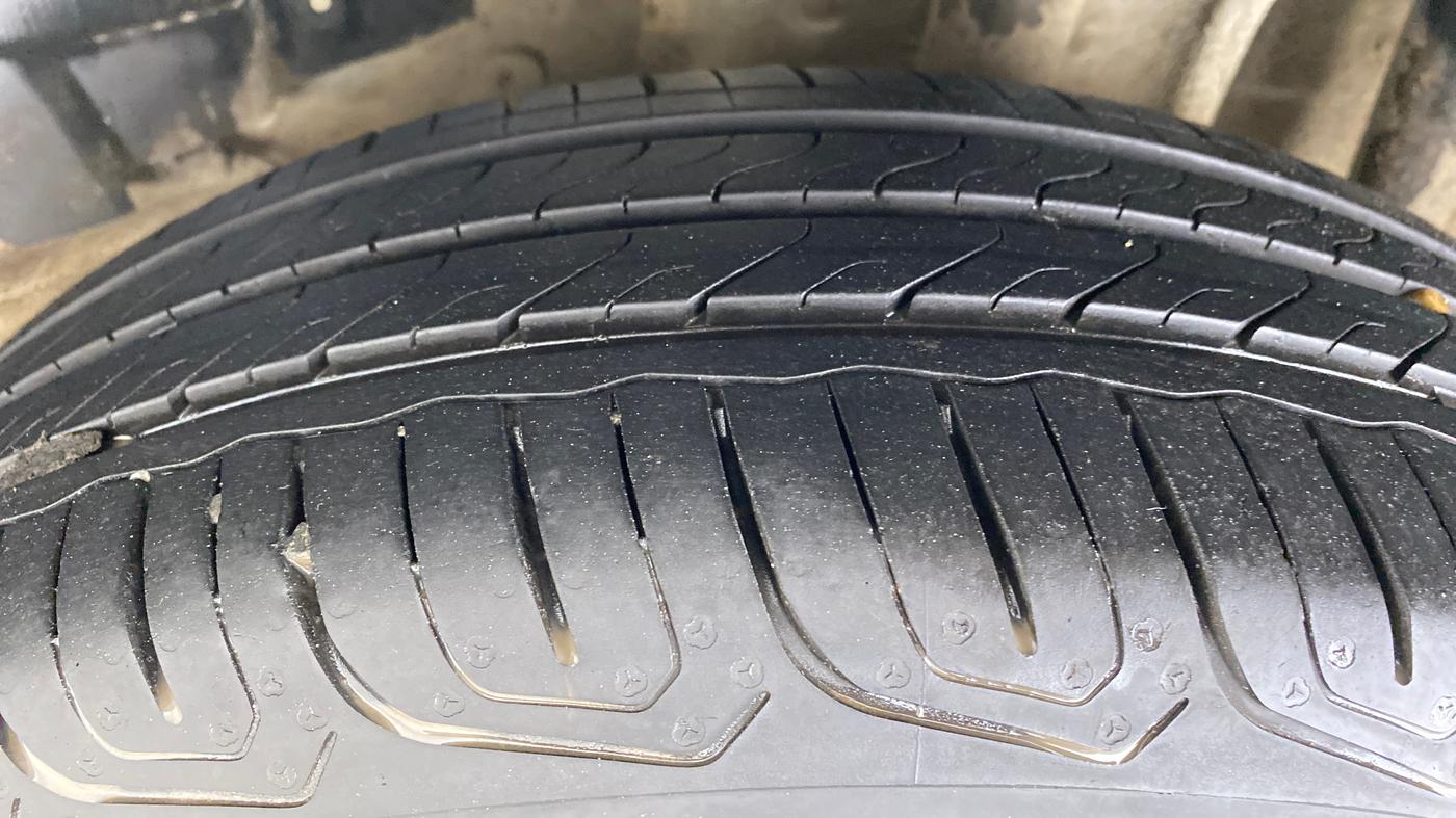2022 Tata TIGOR XZ CNG, CNG, Manual, 19,474 km, Left Rear Tyre Tread