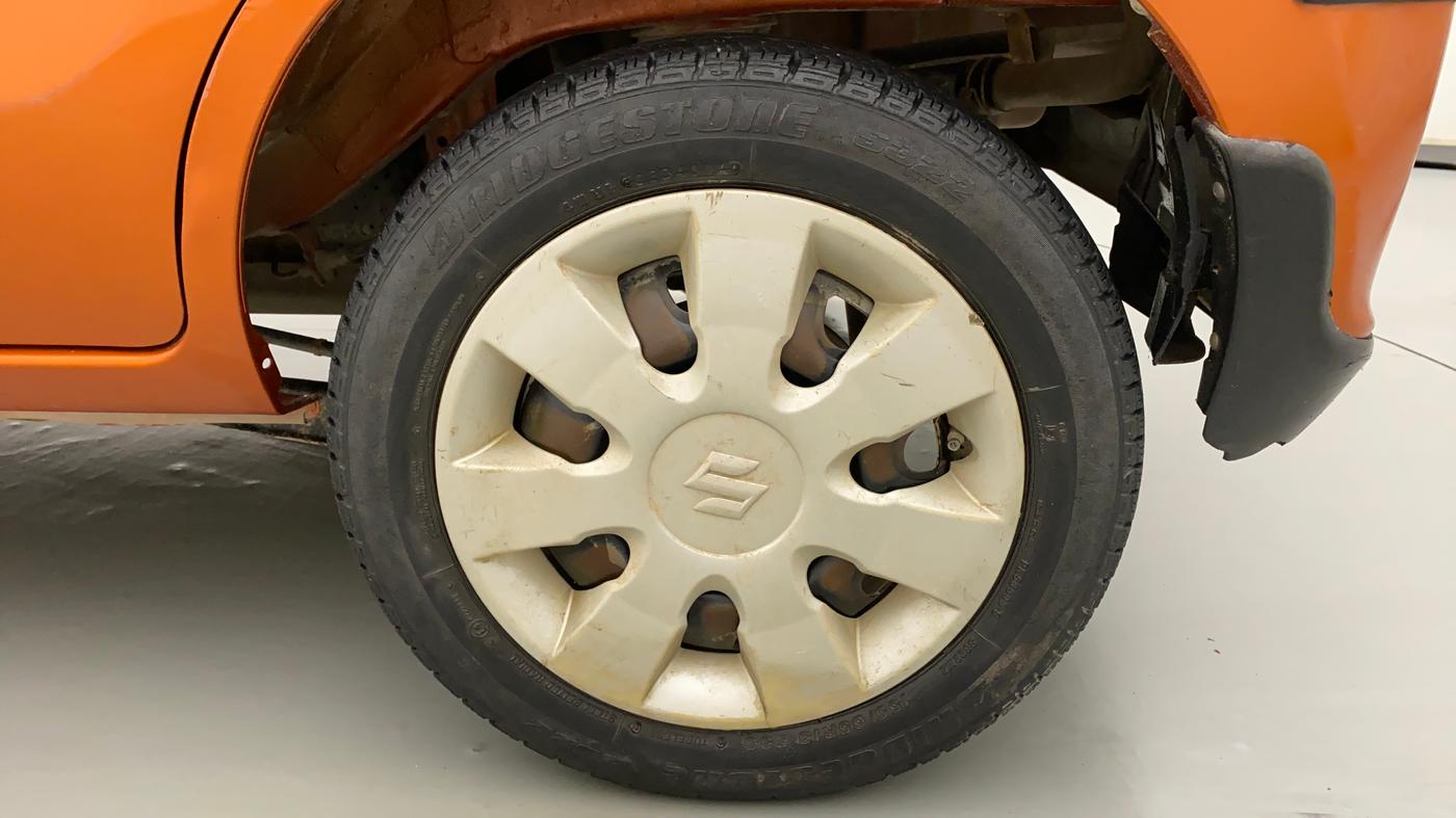 2014 Maruti Alto K10 VXI AMT, Petrol, Automatic, 28,092 km, Left Rear Wheel