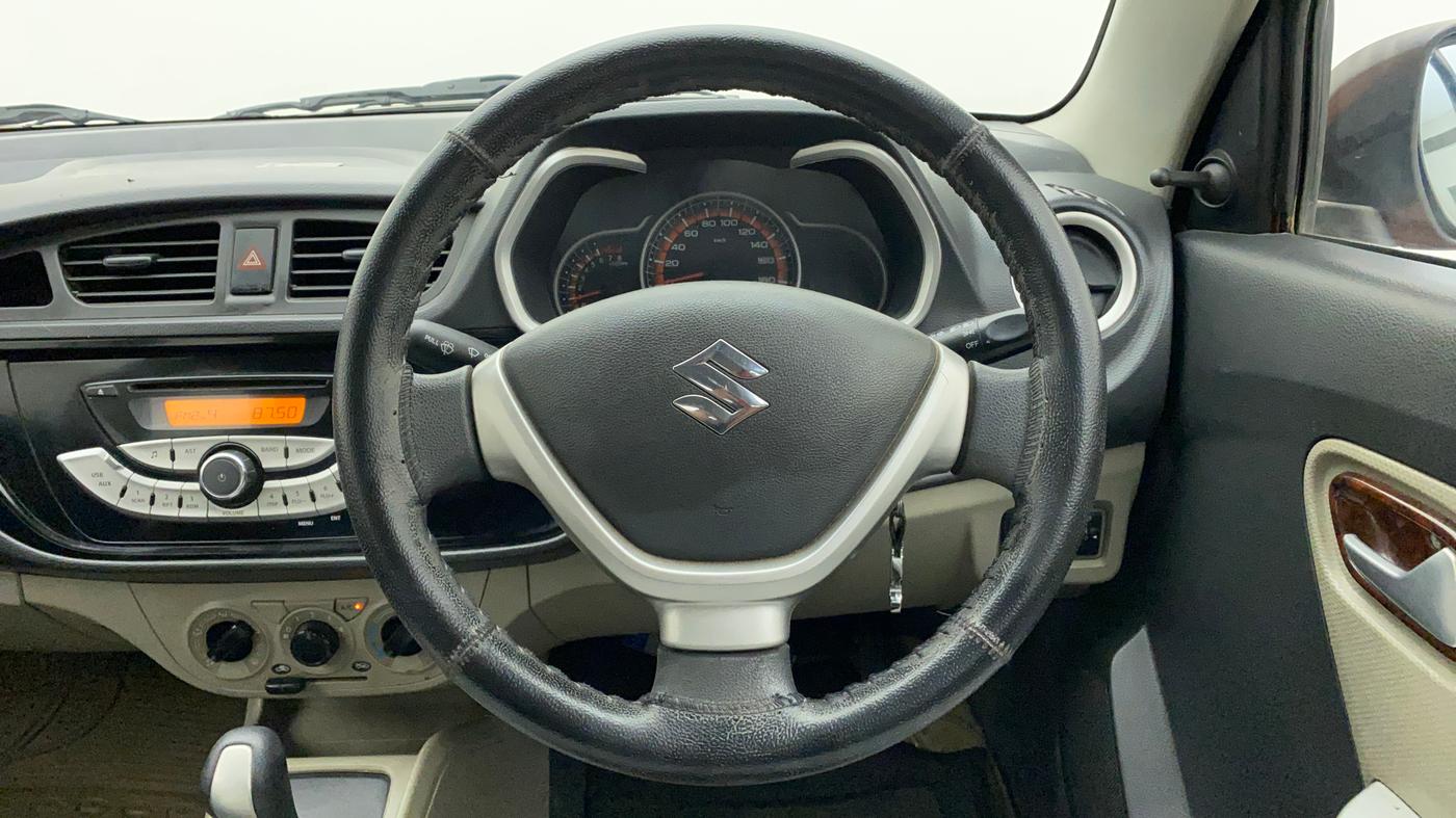 2014 Maruti Alto K10 VXI AMT, Petrol, Automatic, 28,092 km, Steering Wheel Close Up