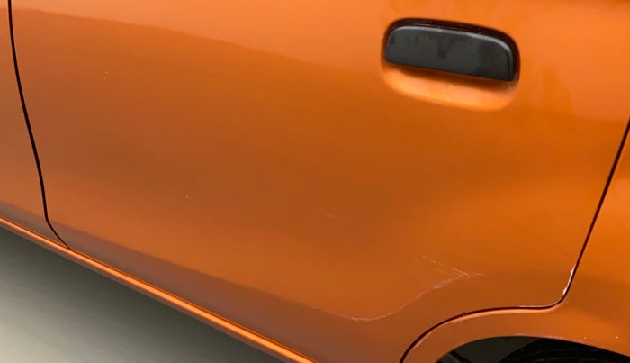 2014 Maruti Alto K10 VXI AMT, Petrol, Automatic, 28,092 km, Rear left door - Minor scratches