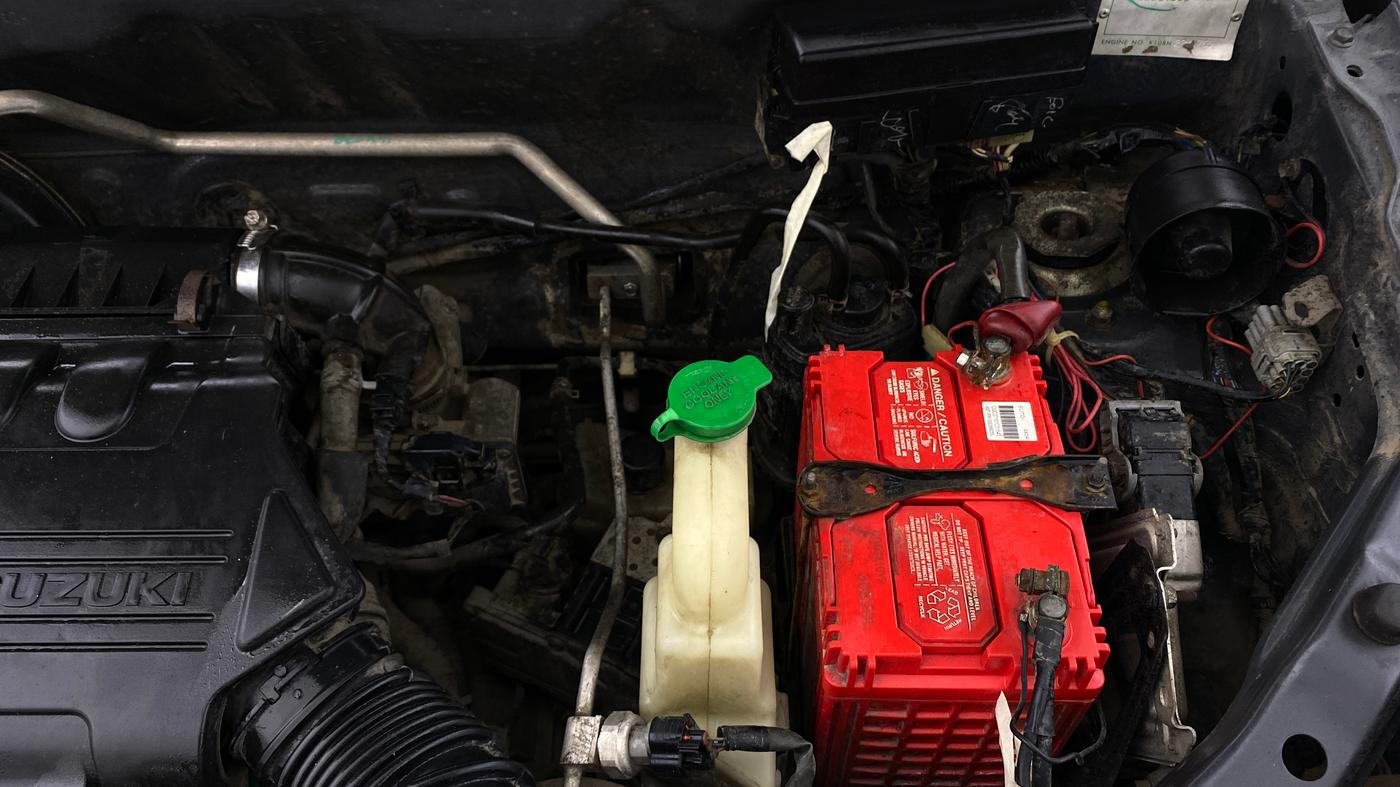 2017 Maruti Alto K10 VXI (O) AMT, Petrol, Automatic, 27,194 km, Engine View - Left