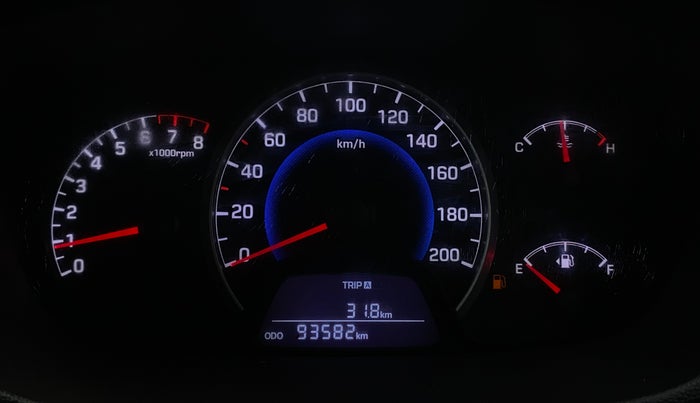 2014 Hyundai Grand i10 ASTA 1.2 KAPPA VTVT, Petrol, Manual, 93,550 km, Odometer Image