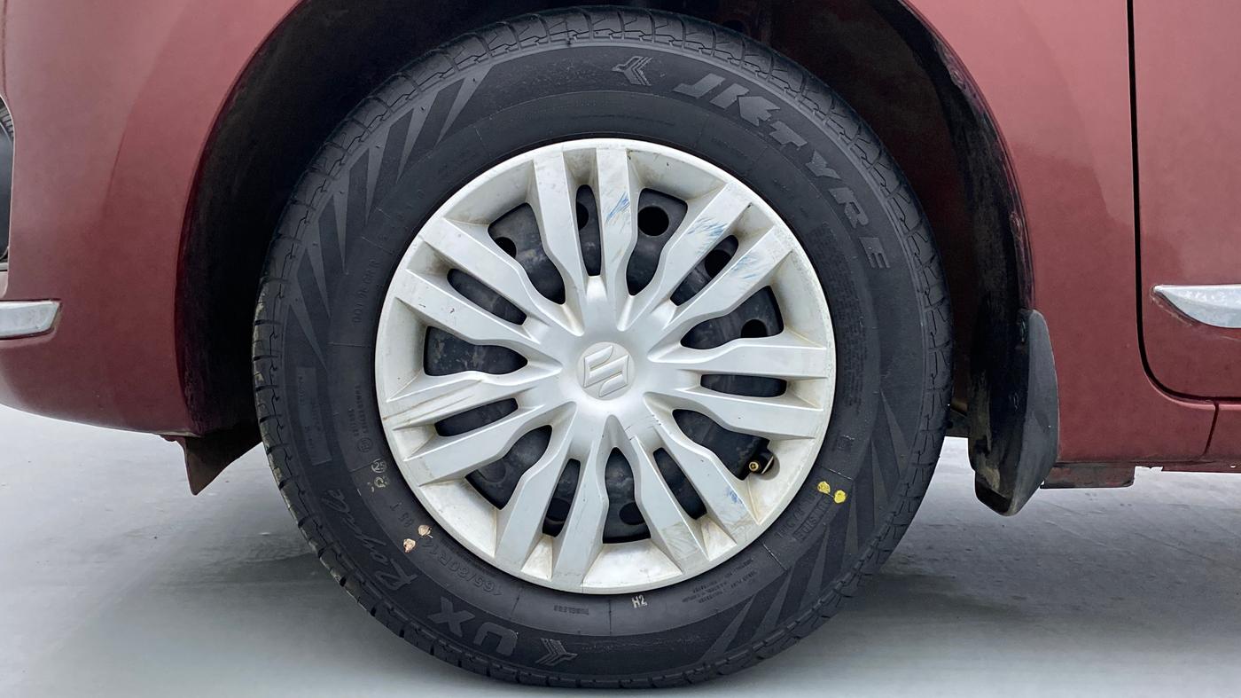 2017 Maruti Dzire VXI, Petrol, Manual, 51,032 km, Left Front Wheel
