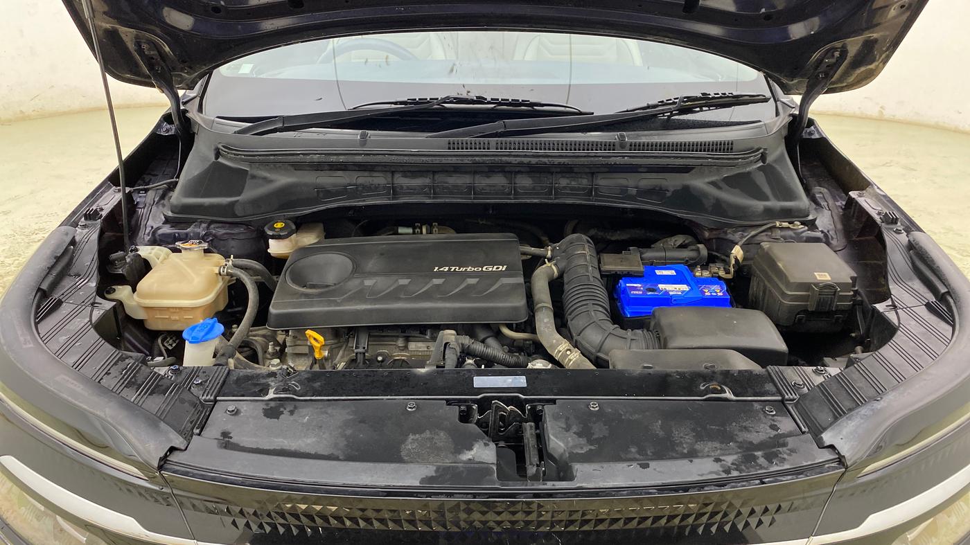 2022 KIA CARENS LUXURY 1.4 PETROL 7 STR, Petrol, Manual, 84,386 km, Engine View