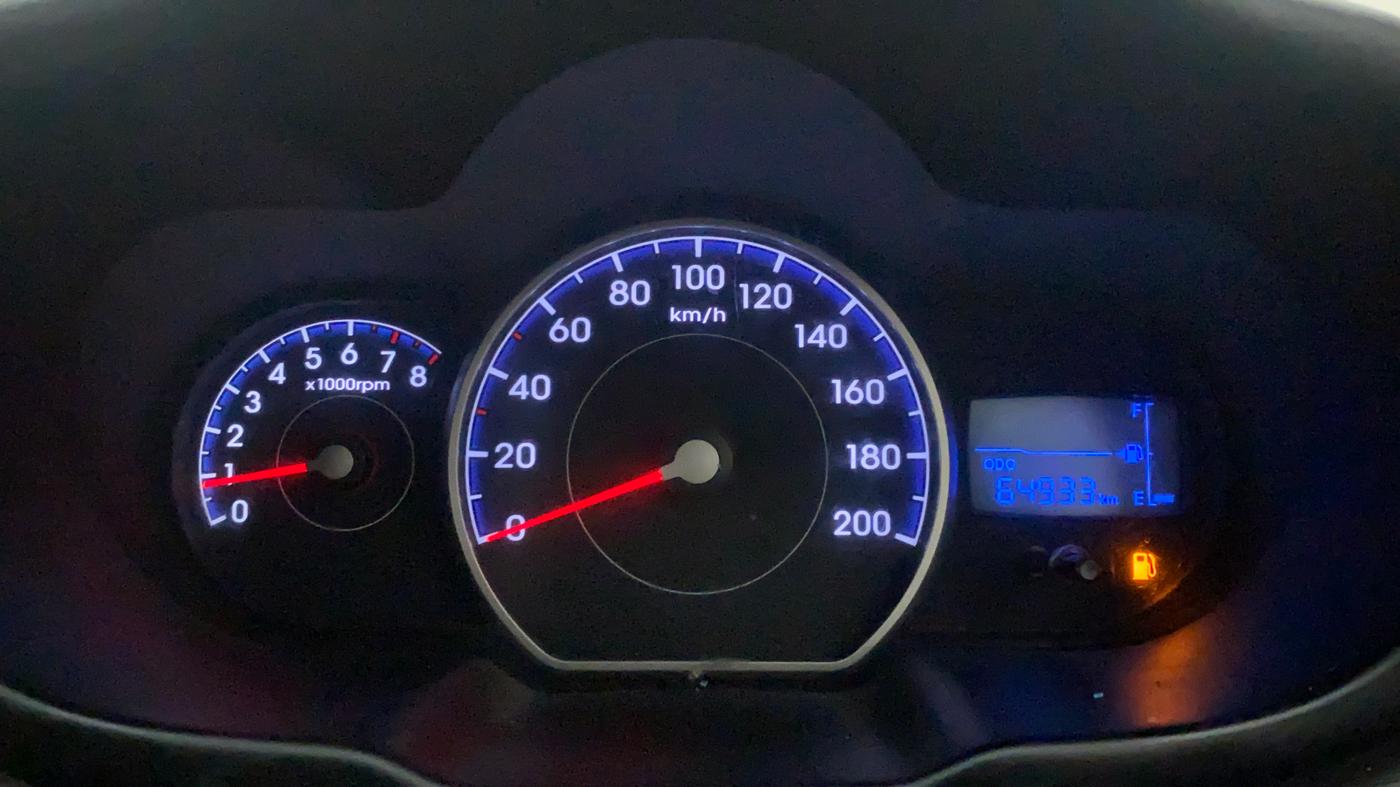 2012 Hyundai i10 SPORTZ 1.2, Petrol, Manual, 65,100 km, Odometer Image