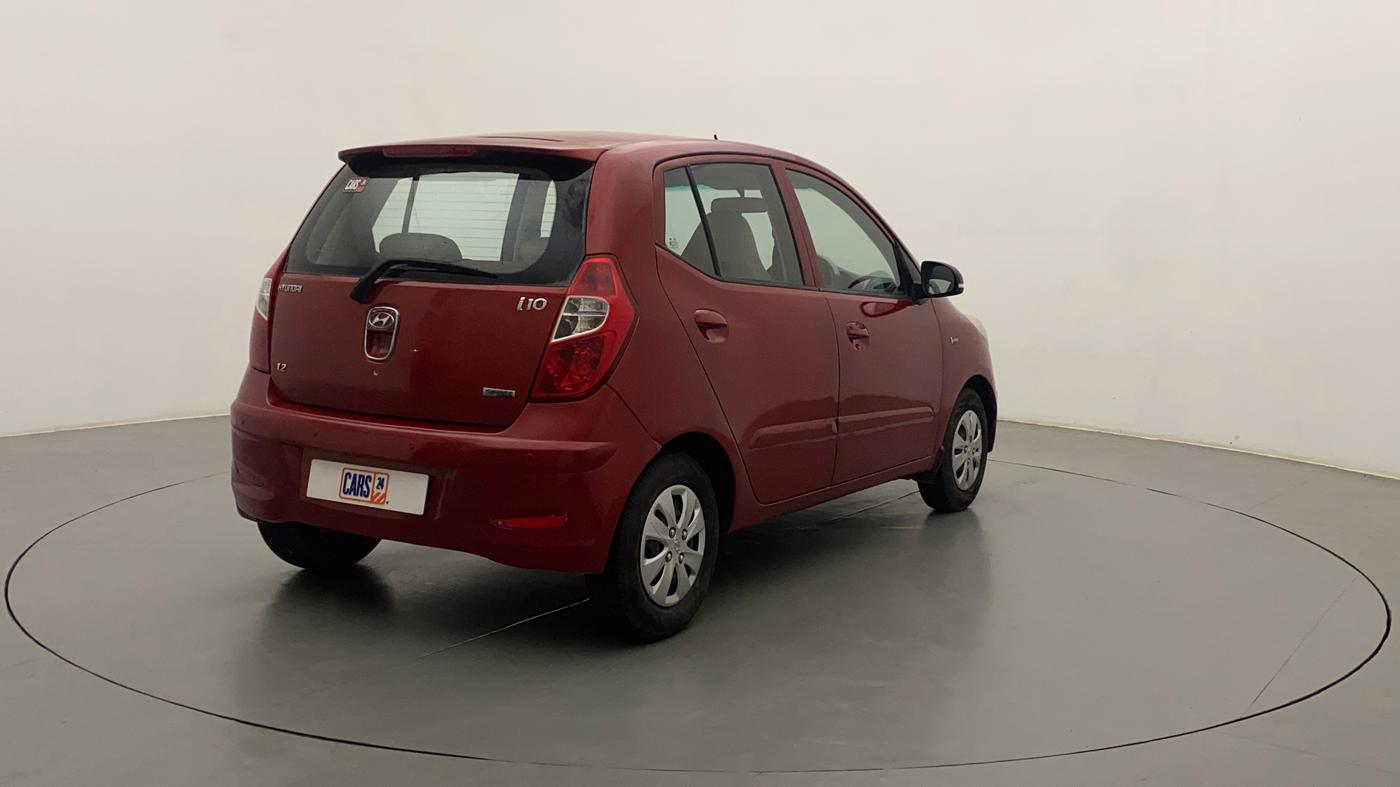 2012 Hyundai i10 SPORTZ 1.2, Petrol, Manual, 65,100 km, Right Back Diagonal