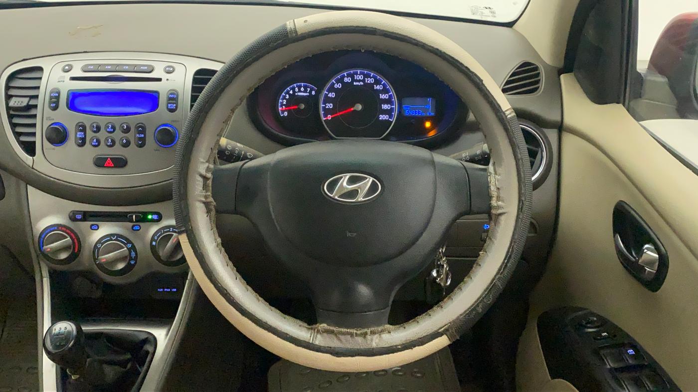 2012 Hyundai i10 SPORTZ 1.2, Petrol, Manual, 65,100 km, Steering Wheel Close Up
