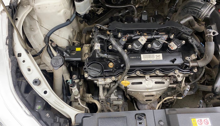 2018 Toyota YARIS V MT, Petrol, Manual, 1,27,552 km, Engine View - Right