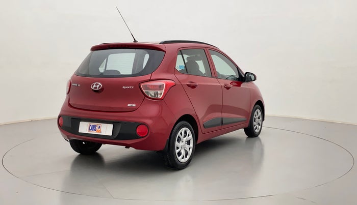 2017 Hyundai Grand i10 SPORTZ O 1.2, Petrol, Manual, 23,458 km, Right Back Diagonal