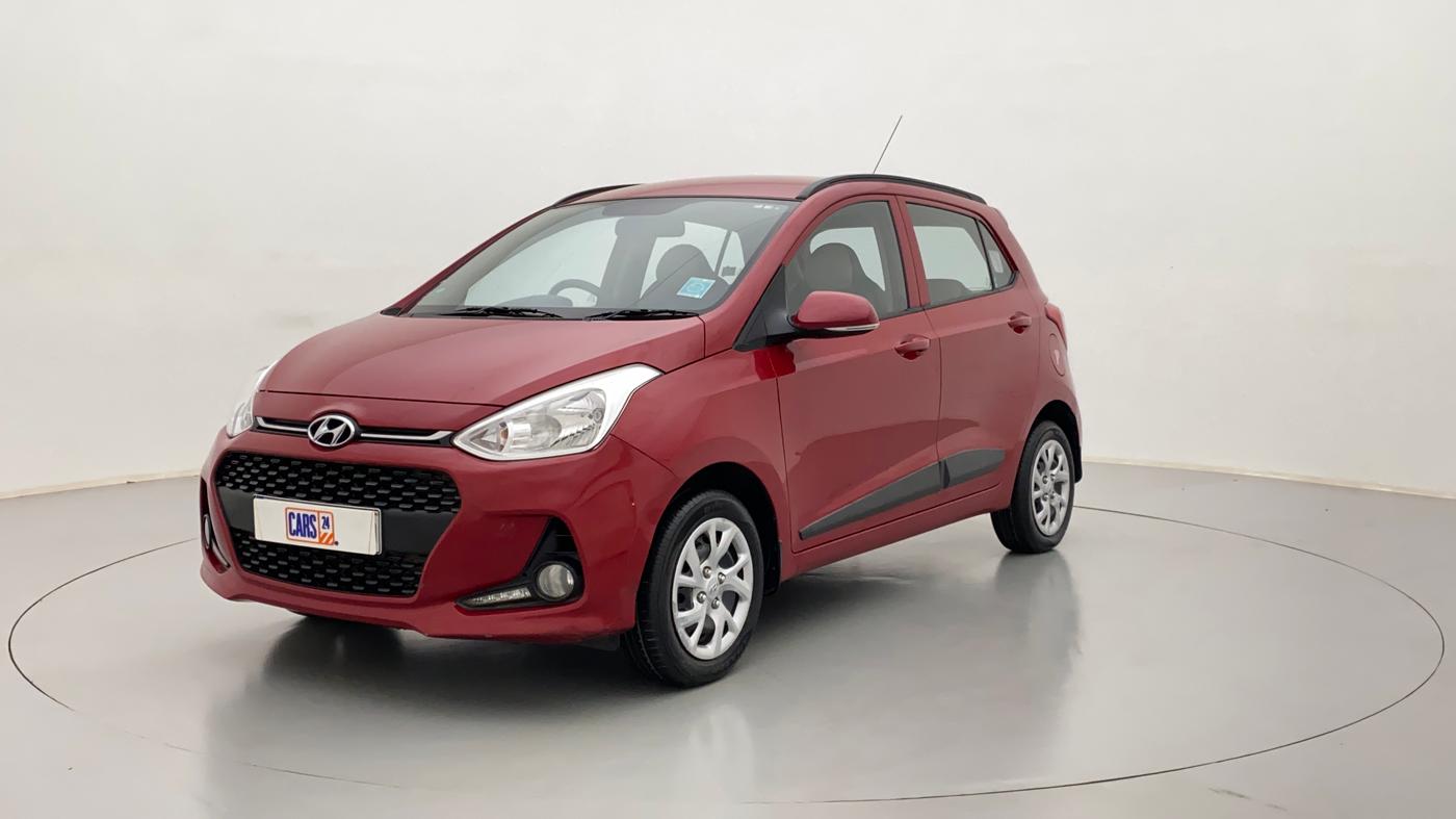 2017 Hyundai Grand i10 SPORTZ O 1.2, Petrol, Manual, 23,458 km, Left Front Diagonal