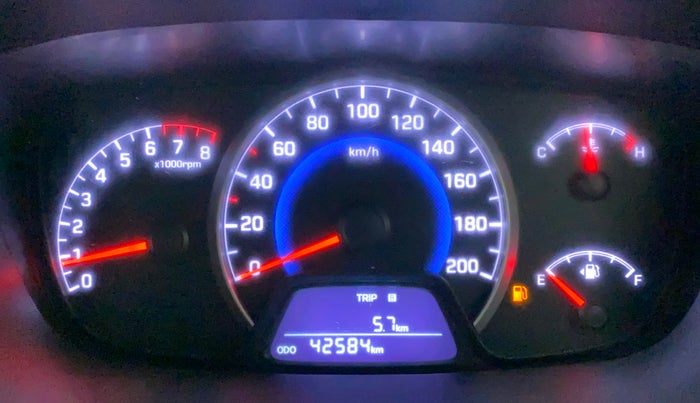 2015 Hyundai Grand i10 SPORTZ 1.2 KAPPA VTVT, Petrol, Manual, 42,584 km, Odometer Image