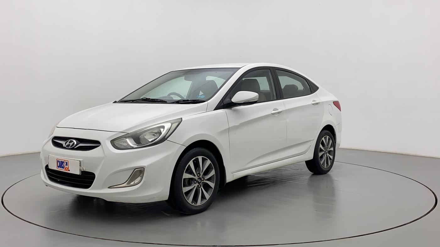 2013 Hyundai Verna FLUIDIC 1.6 CRDI SX, Diesel, Manual, 1,02,258 km, Left Front Diagonal