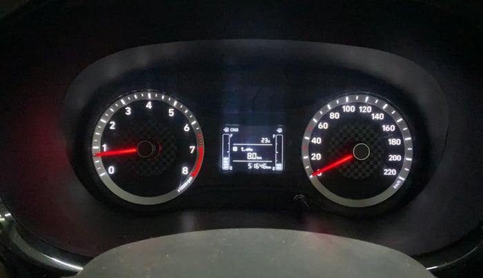 2022 Hyundai GRAND I10 NIOS SPORTZ 1.2 KAPPA VTVT CNG, CNG, Manual, 51,639 km, Odometer Image