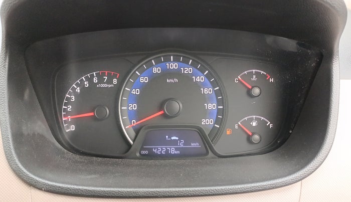 2014 Hyundai Xcent S 1.2, Petrol, Manual, 42,216 km, Odometer Image