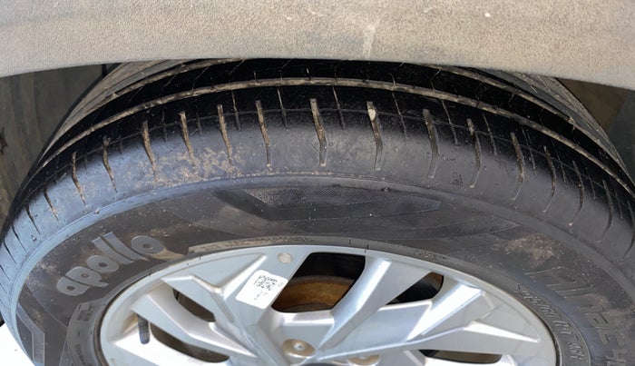 2023 Hyundai Creta SX IVT 1.5 PETROL, Petrol, Automatic, 16,510 km, Left Front Tyre Tread