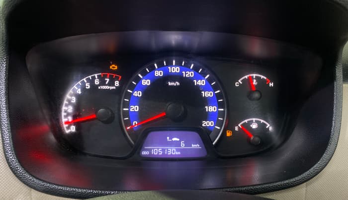 2016 Hyundai Xcent SX 1.2, CNG, Manual, 1,04,735 km, Odometer Image