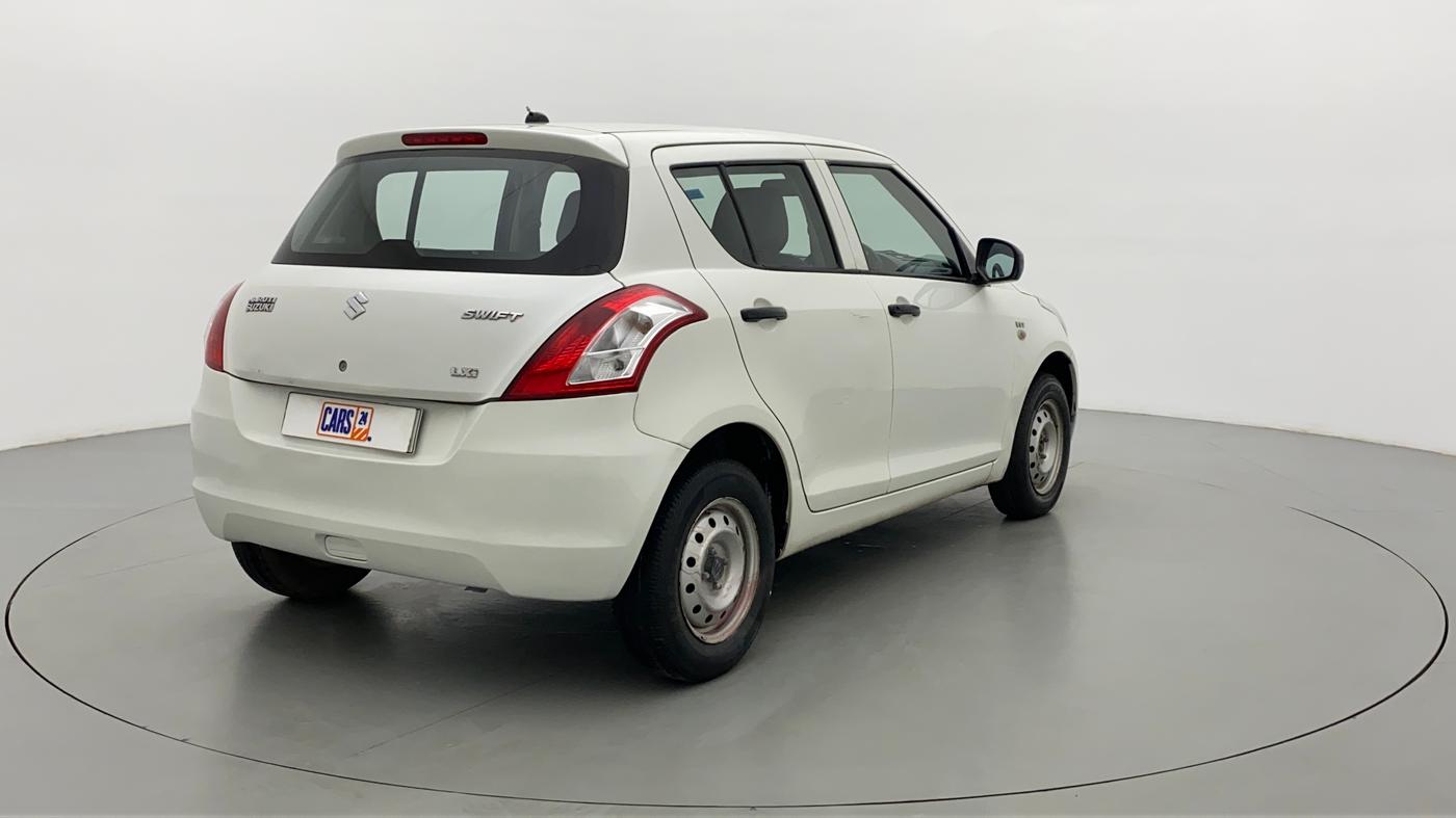 2011 Maruti Swift LXI D, Petrol, Manual, 59,419 km, Right Back Diagonal