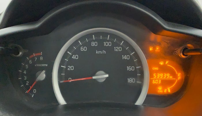 2020 Maruti Celerio VXI (O) CNG, CNG, Manual, 54,531 km, Odometer Image