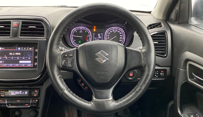 2018 Maruti Vitara Brezza ZDI + AMT, Diesel, Automatic, 32,905 km, Steering Wheel Close Up