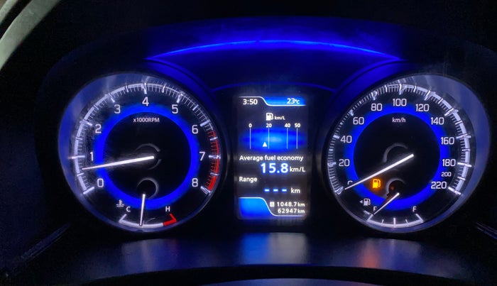 2021 Maruti Baleno ZETA PETROL 1.2, Petrol, Manual, 62,938 km, Odometer Image